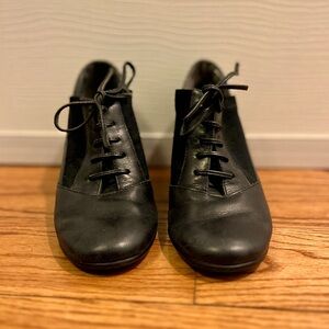 Comfy Aerosole black wedges, Size 5.5